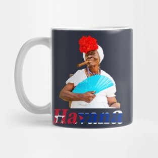 Cuban Woman In Havana, Cuba 2 Mug